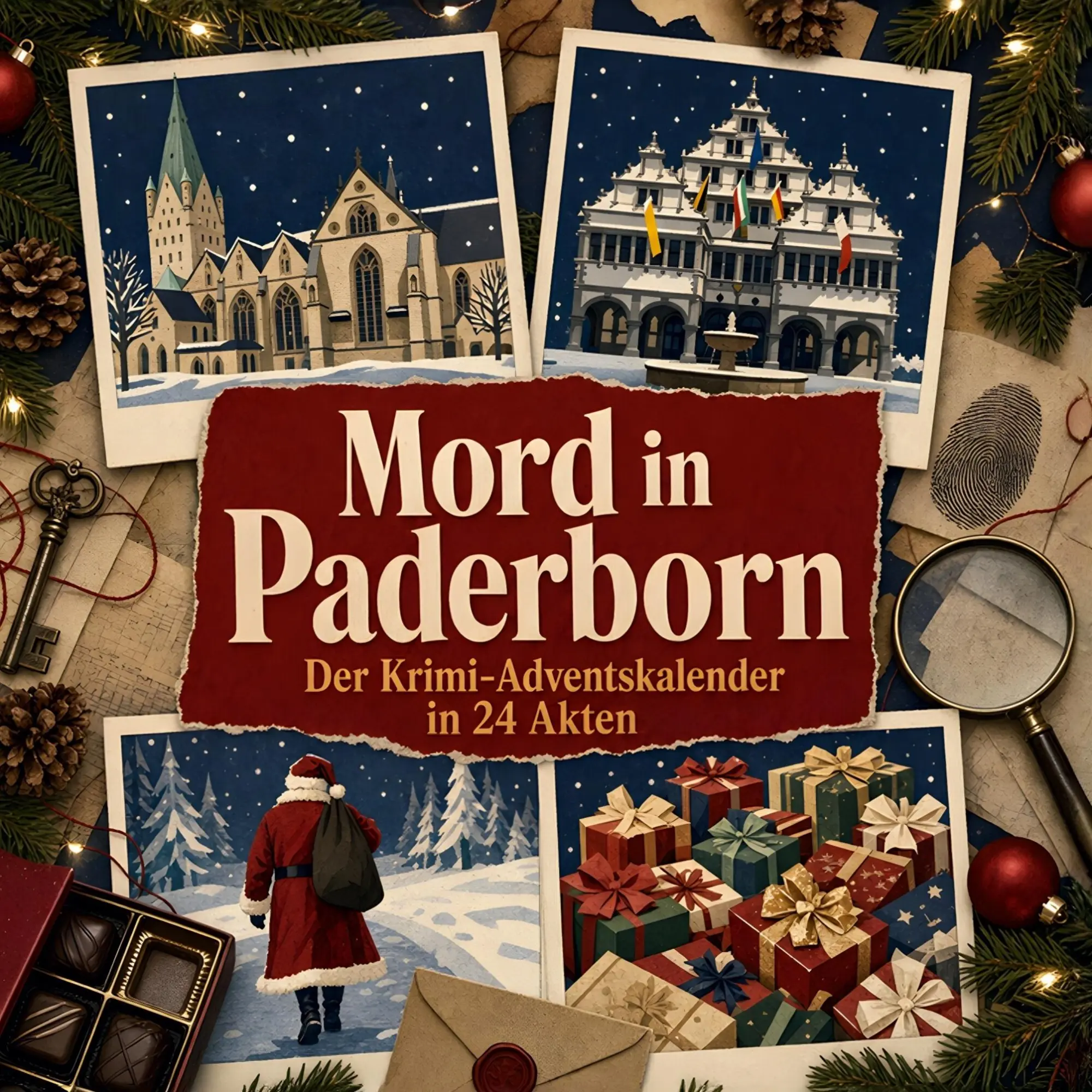 Cover: 9783696115937 | Mord in Paderborn | Der Krimi-Adventskalender in 24 Akten | Schmid