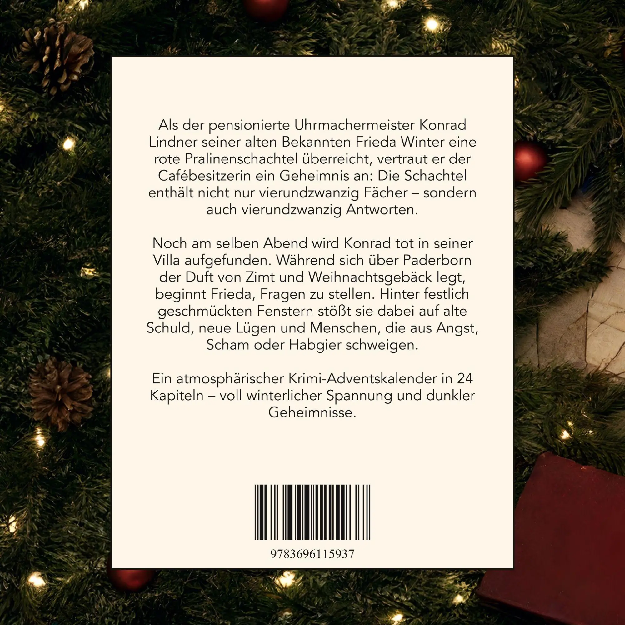 Rückseite: 9783696115937 | Mord in Paderborn | Der Krimi-Adventskalender in 24 Akten | Schmid