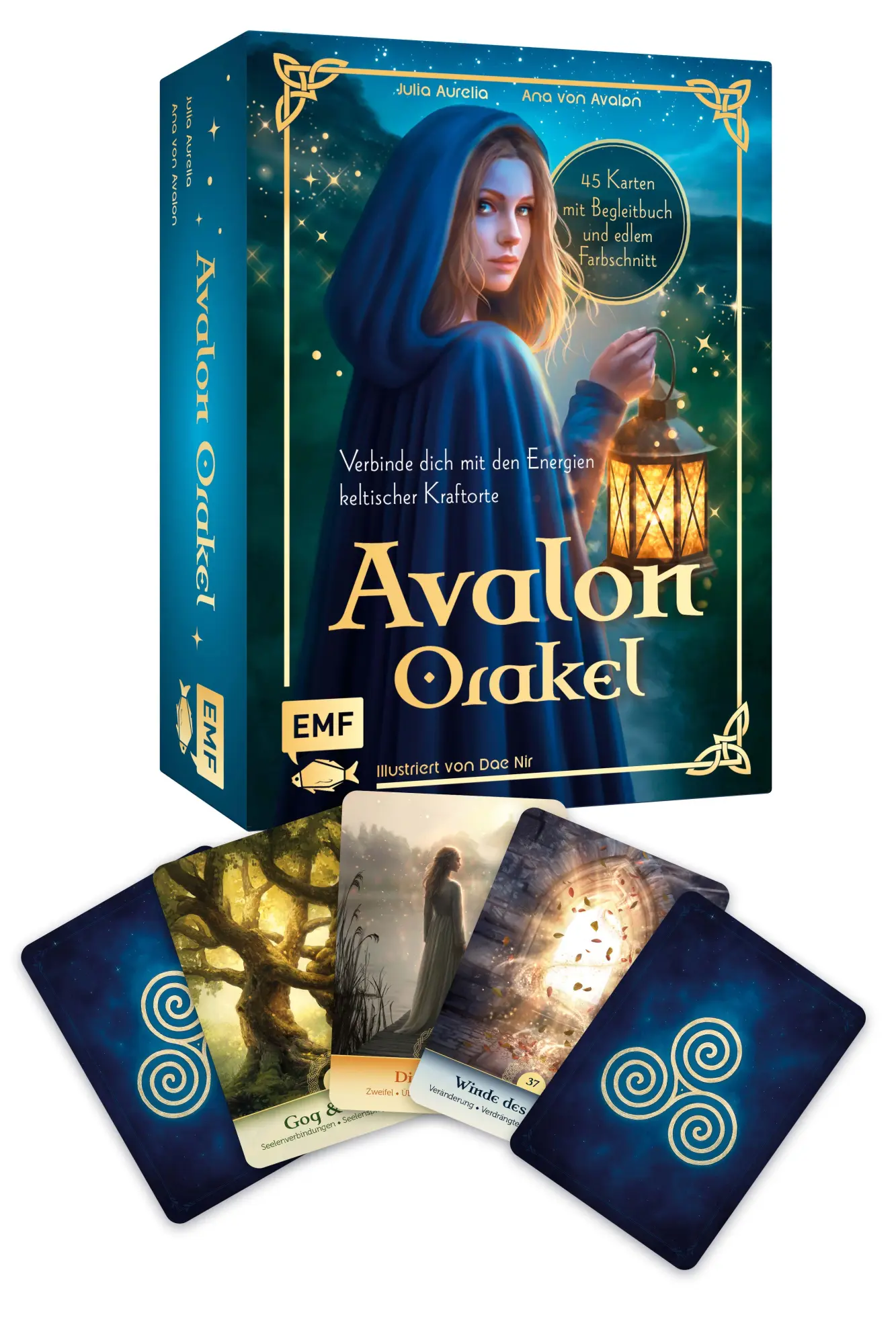 Cover: 9783745925937 | Orakel-Kartenset: Avalon Orakel Wandle auf den Pfaden der...