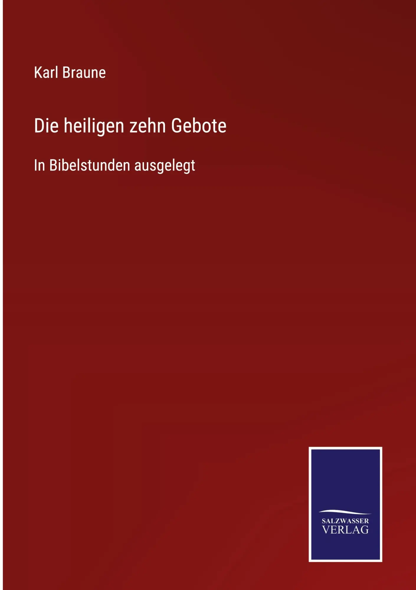 Die heiligen zehn Gebote