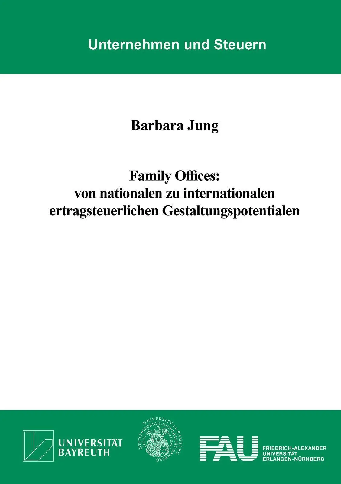 Cover: 9783819105937 | Family Offices: von nationalen zu internationalen...