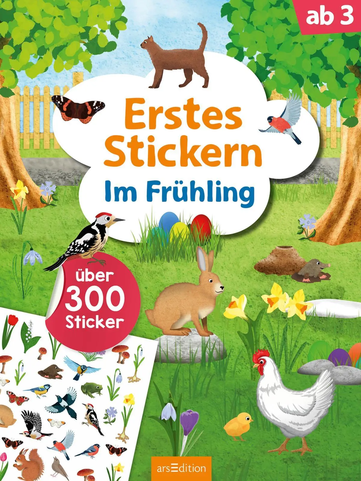 Bild: 9783845845937 | Erstes Stickern - Im Frühling | Über 300 Sticker | Timo Schumacher