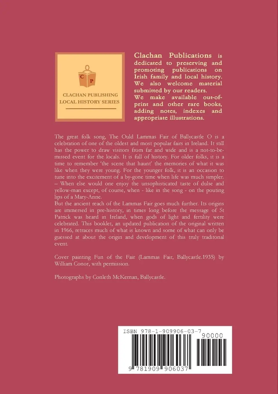 Rückseite: 9781909906037 | The Ould Lammas Fair | Sean O'Halloran (u. a.) | Taschenbuch | 2015