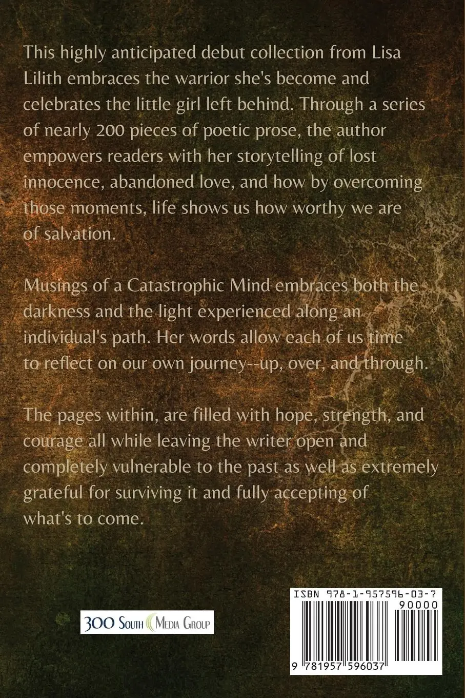 Rückseite: 9781957596037 | Musings of a Catastrophic Mind | a collection of poetic prose | Lilith