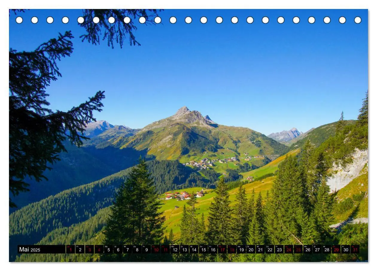 Bild: 9783435186037 | Wunderschönes Lechtal (Tischkalender 2025 DIN A5 quer), CALVENDO...