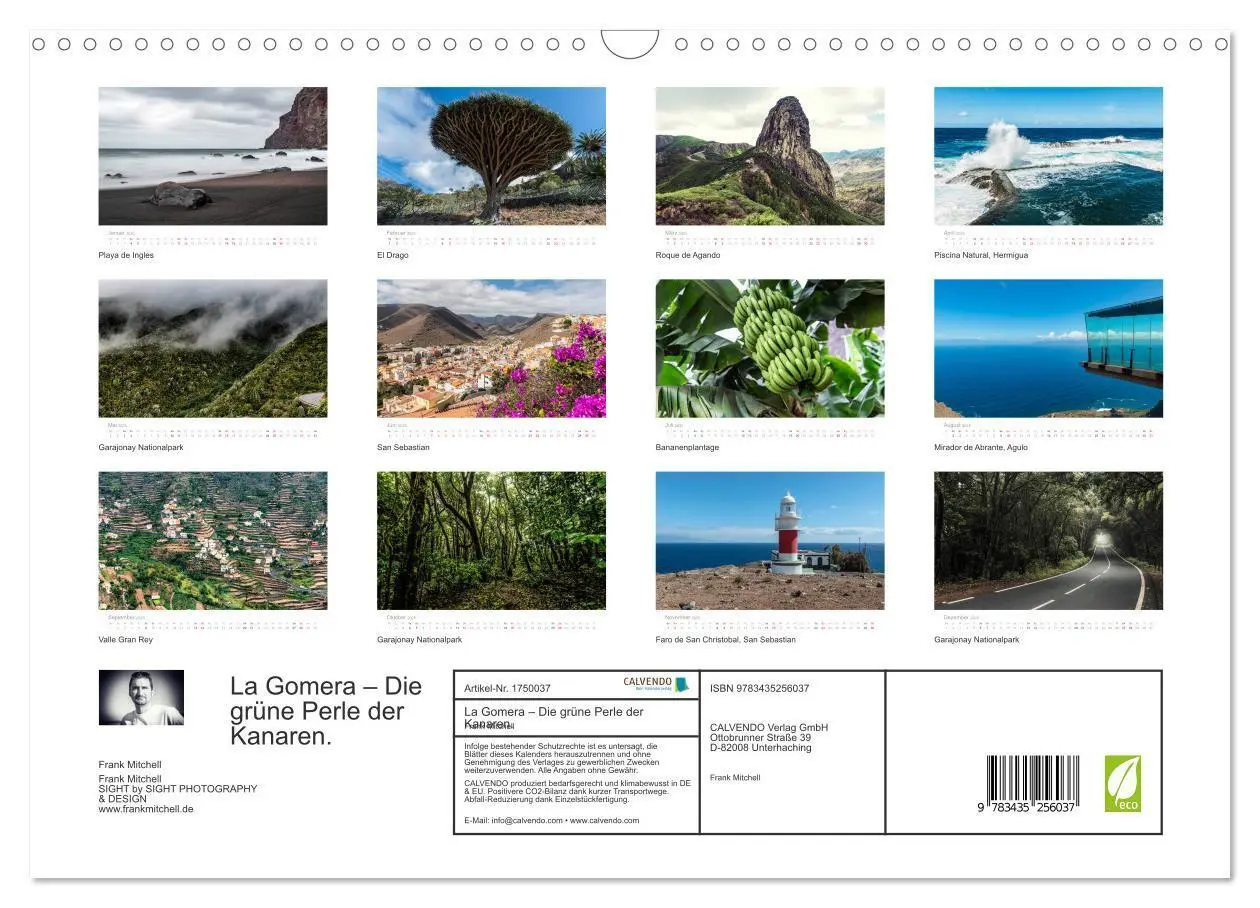 Bild: 9783435256037 | La Gomera - Die grüne Perle der Kanaren. (Wandkalender 2025 DIN A3...