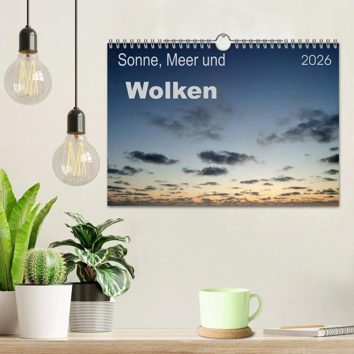 Bild: 9783516126037 | Sonne, Meer und Wolken (Wandkalender 2026 DIN A4 quer), CALVENDO...