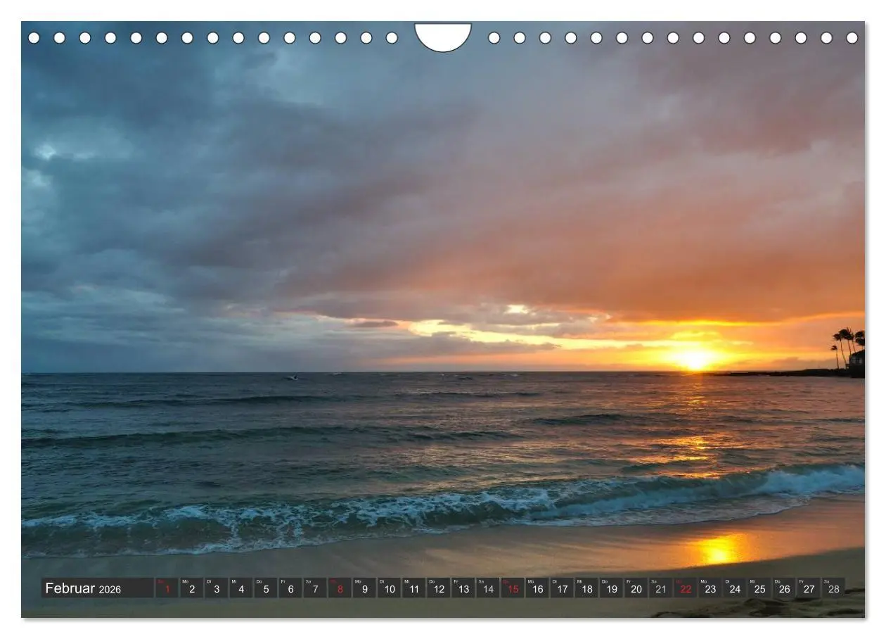 Bild: 9783516126037 | Sonne, Meer und Wolken (Wandkalender 2026 DIN A4 quer), CALVENDO...