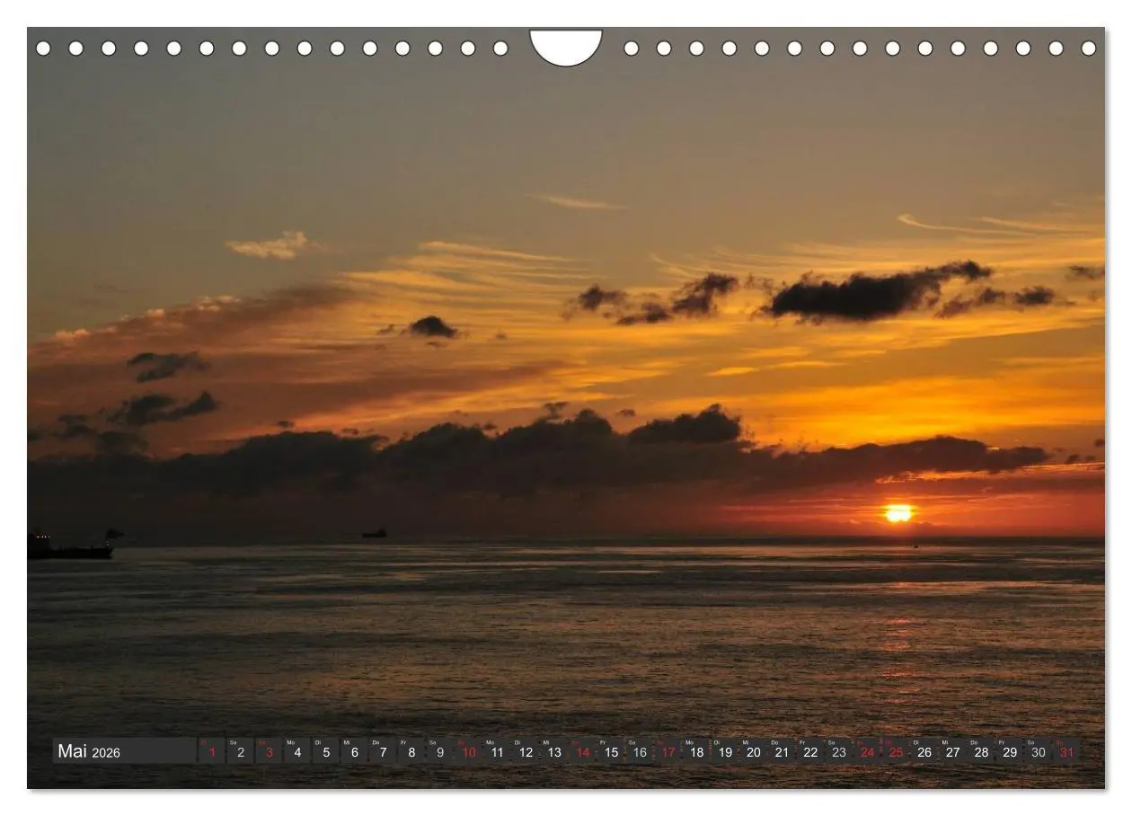 Bild: 9783516126037 | Sonne, Meer und Wolken (Wandkalender 2026 DIN A4 quer), CALVENDO...