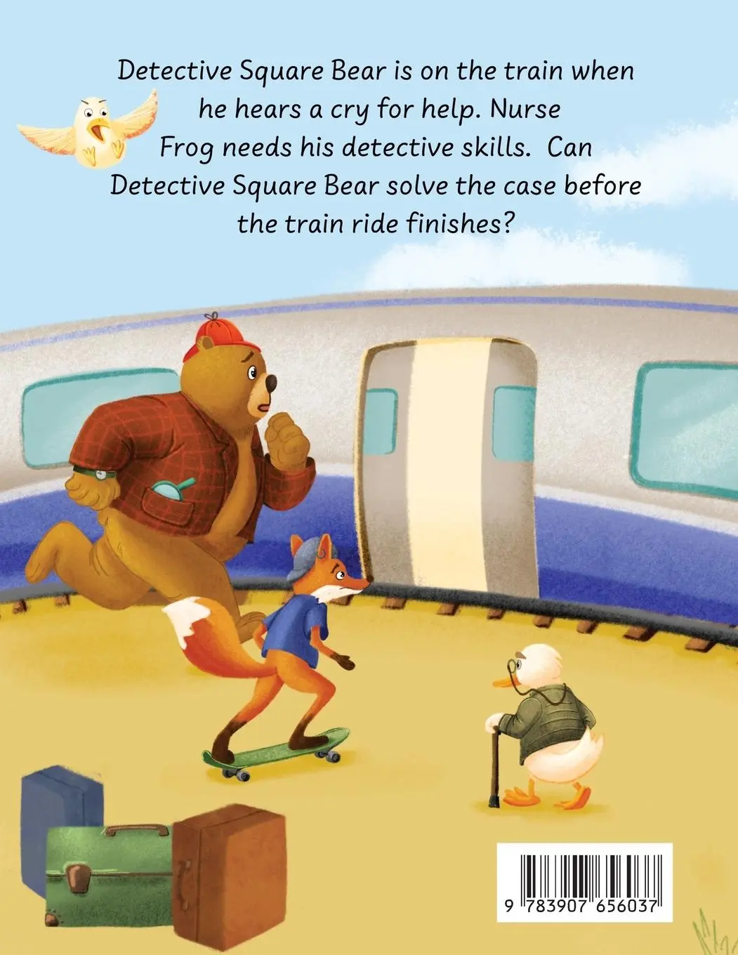Rückseite: 9783907656037 | Detective Square Bear and the Trouble on the Train | Terry White