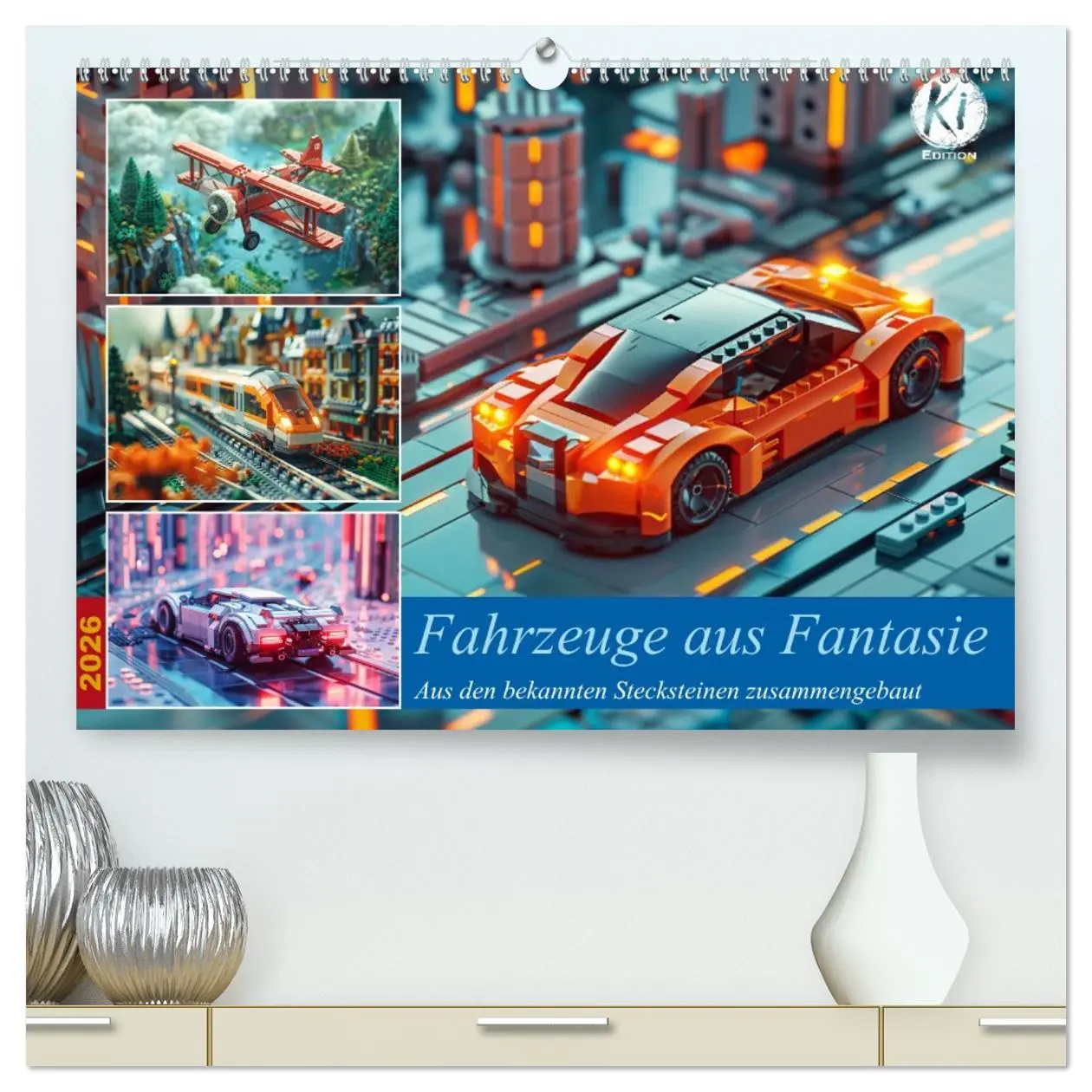 Cover: 9783457406137 | Fahrzeuge aus Fantasie (hochwertiger Premium Wandkalender 2026 DIN...