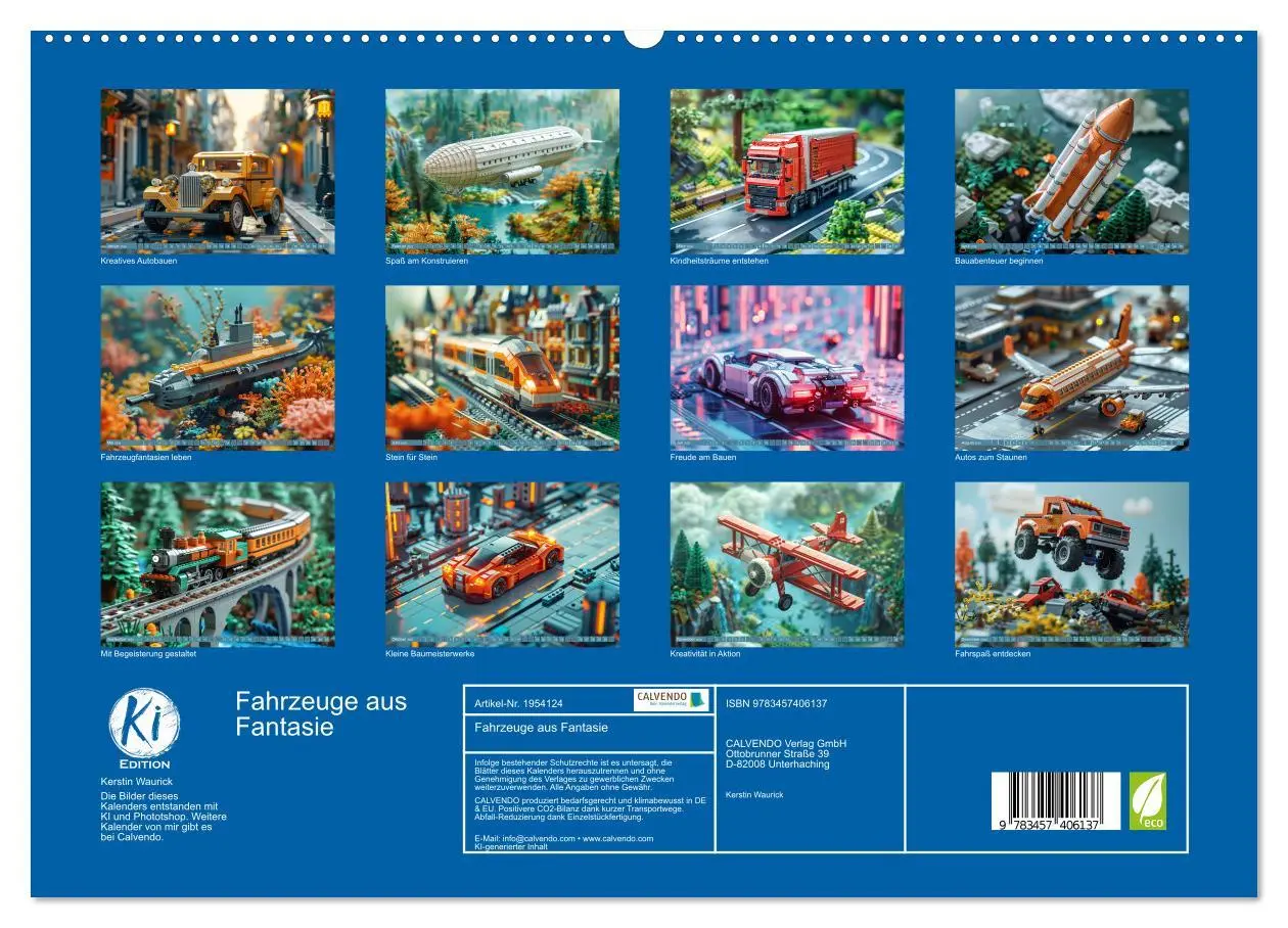 Bild: 9783457406137 | Fahrzeuge aus Fantasie (hochwertiger Premium Wandkalender 2026 DIN...