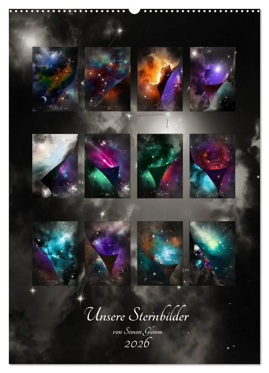 Cover: 9783516426137 | Unsere Sternbilder (Wandkalender 2026 DIN A2 hoch), CALVENDO...