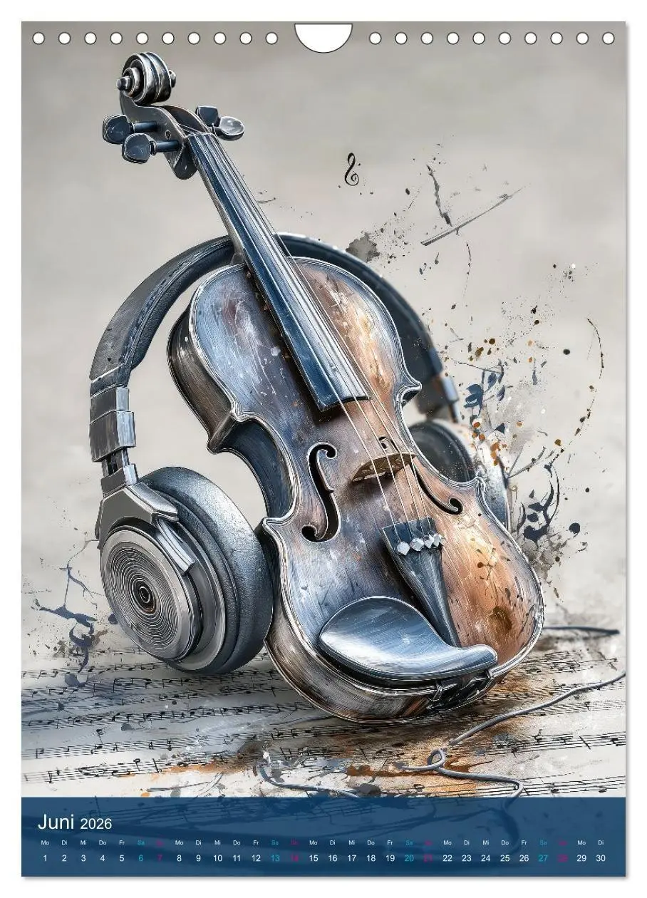 Bild: 9783516666137 | Leben für die Musik (Wandkalender 2026 DIN A4 hoch), CALVENDO...