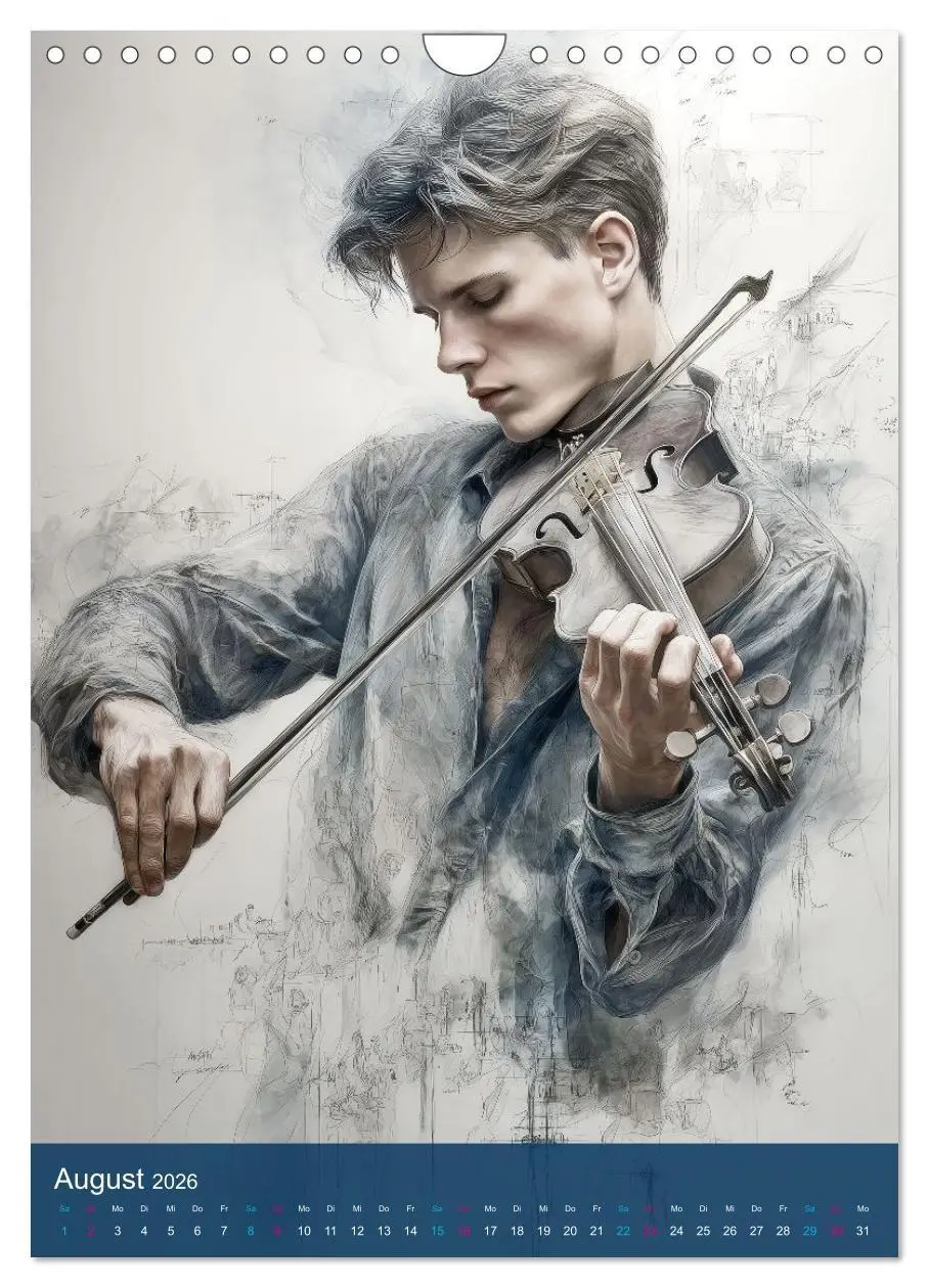 Bild: 9783516666137 | Leben für die Musik (Wandkalender 2026 DIN A4 hoch), CALVENDO...