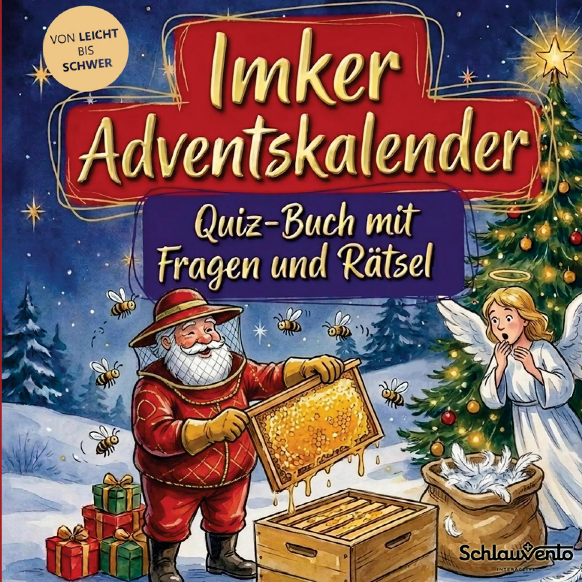 Cover: 9783693196137 | Imker-Adventskalender: Quiz-Buch mit Fragen und Rätsel | Interactive
