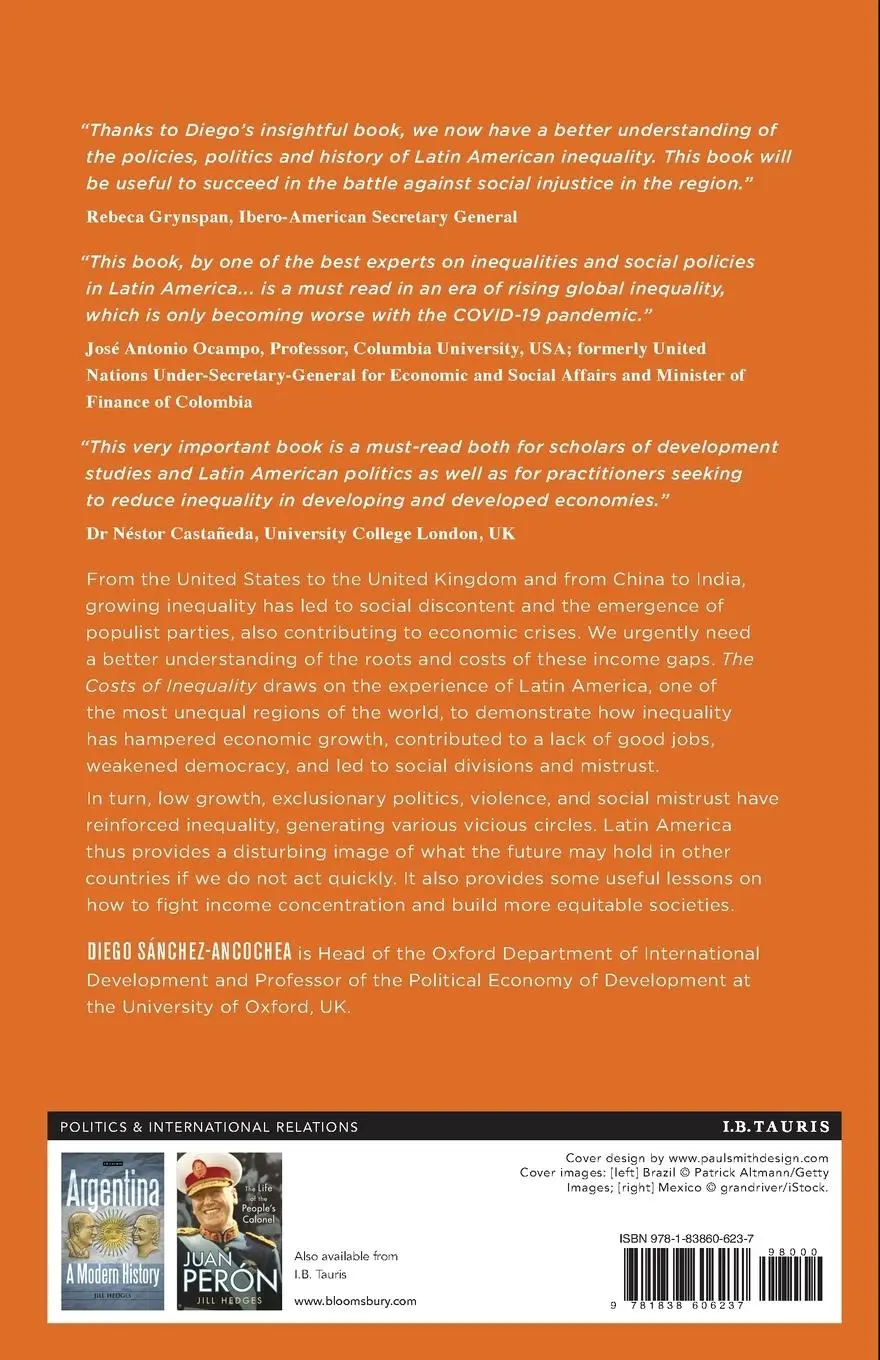 Rückseite: 9781838606237 | The Costs of Inequality in Latin America | Diego Sanchez-Ancochea