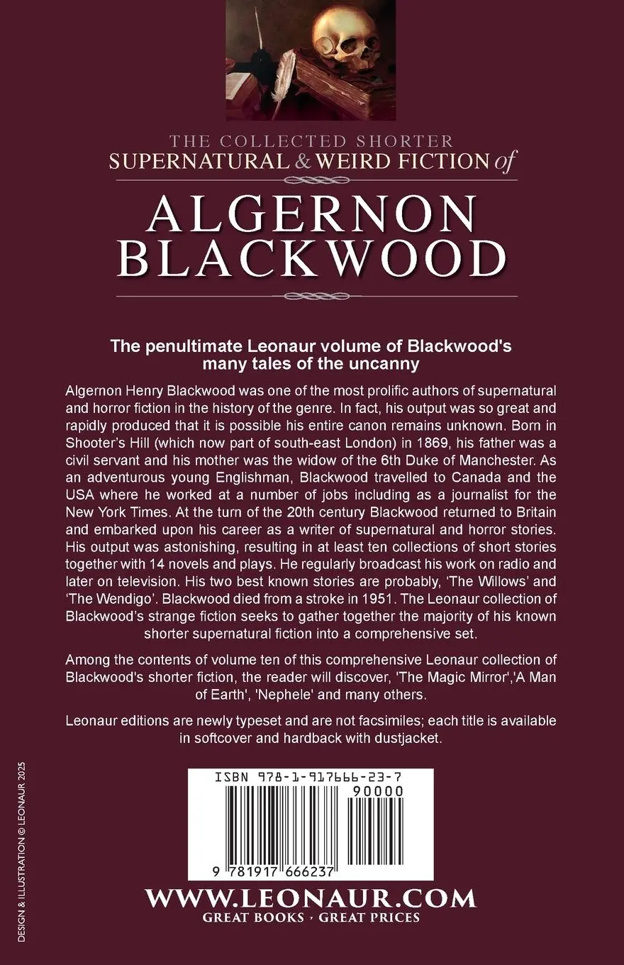 Rückseite: 9781917666237 | The Collected Shorter Supernatural &amp; Weird Fiction of Algernon...