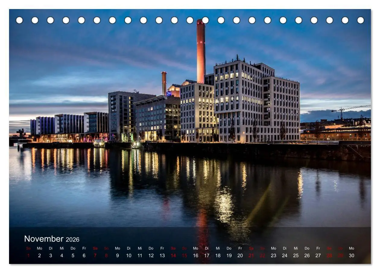 Bild: 9783457876237 | Frankfurt city view (Tischkalender 2026 DIN A5 quer), CALVENDO...