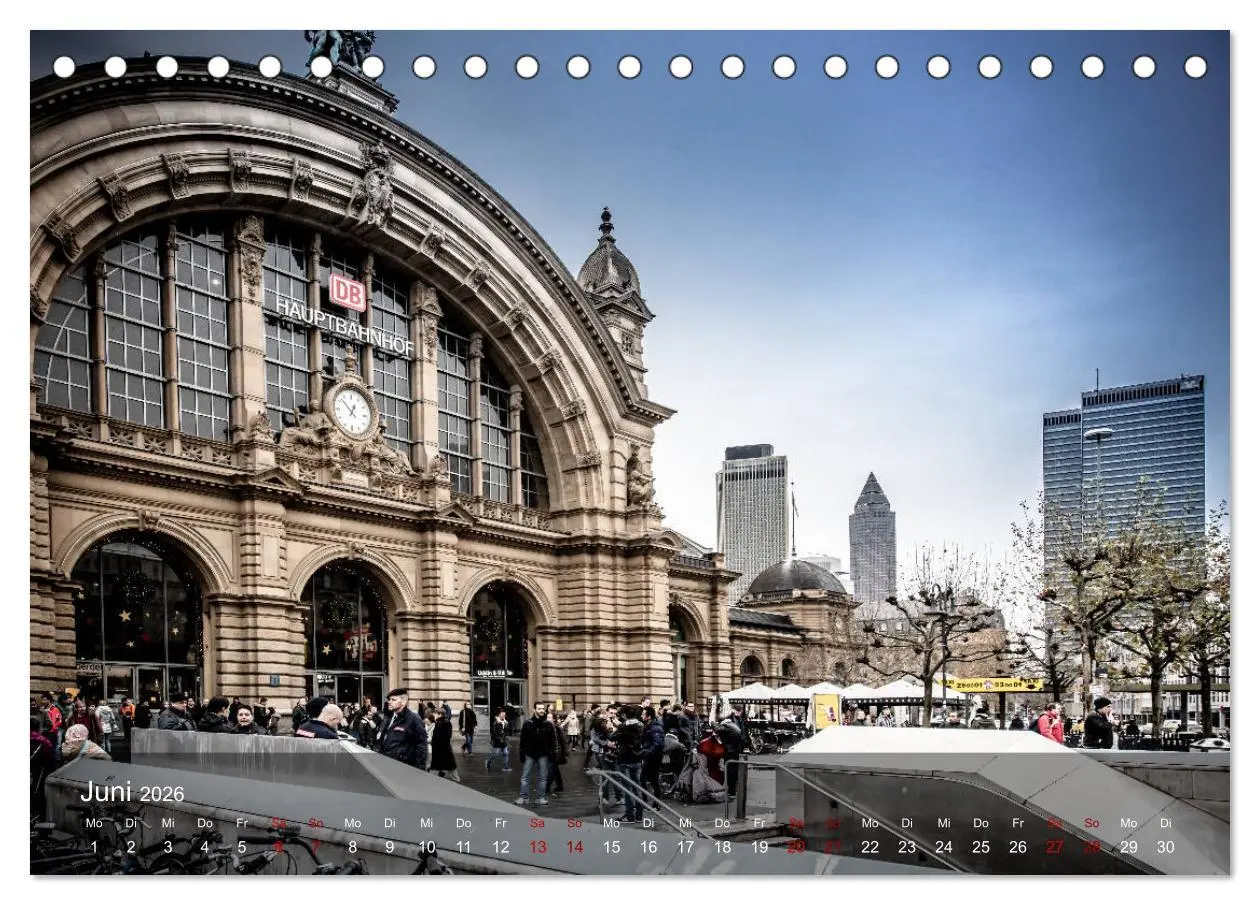 Bild: 9783457876237 | Frankfurt city view (Tischkalender 2026 DIN A5 quer), CALVENDO...