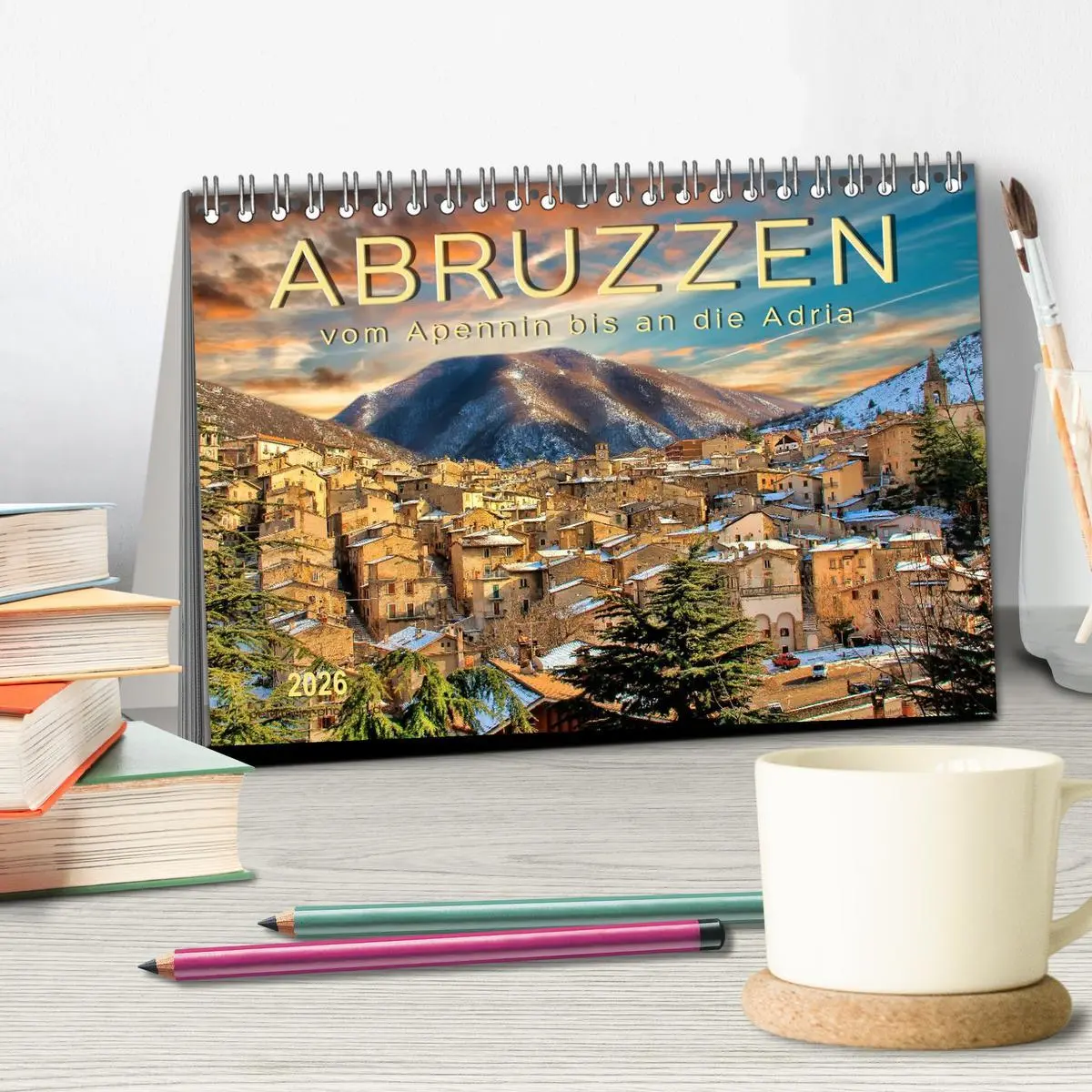 Bild: 9783457946237 | Abruzzen, vom Apennin bis an die Adria (Tischkalender 2026 DIN A5...