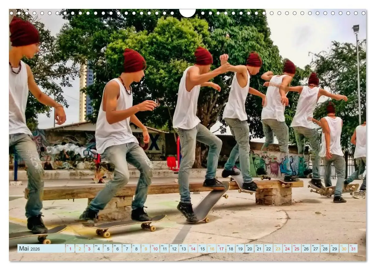 Bild: 9783516036237 | Skateboarding - nichts für Weicheier (Wandkalender 2026 DIN A3...