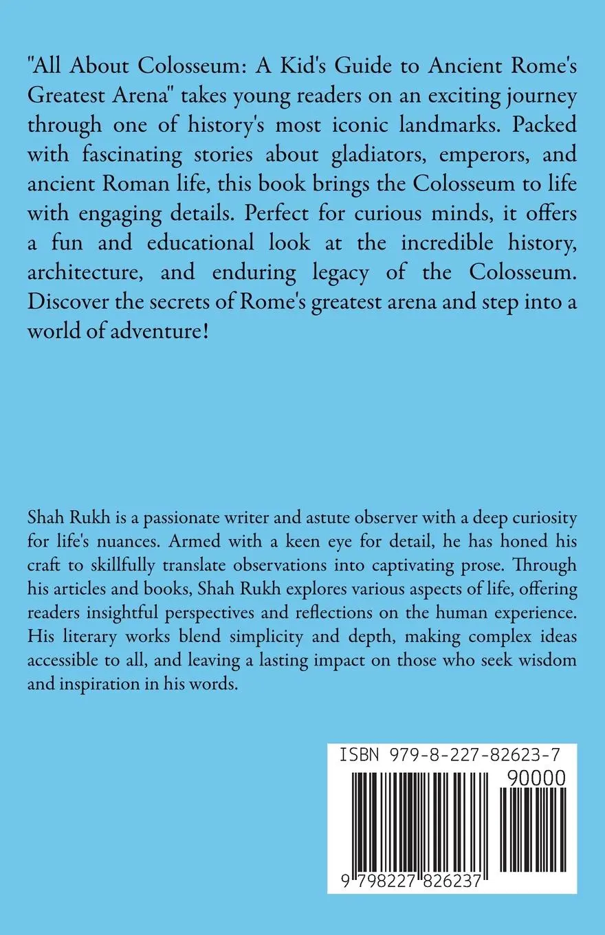 Rückseite: 9798227826237 | All About Colosseum | A Kid's Guide to Ancient Rome's Greatest Arena