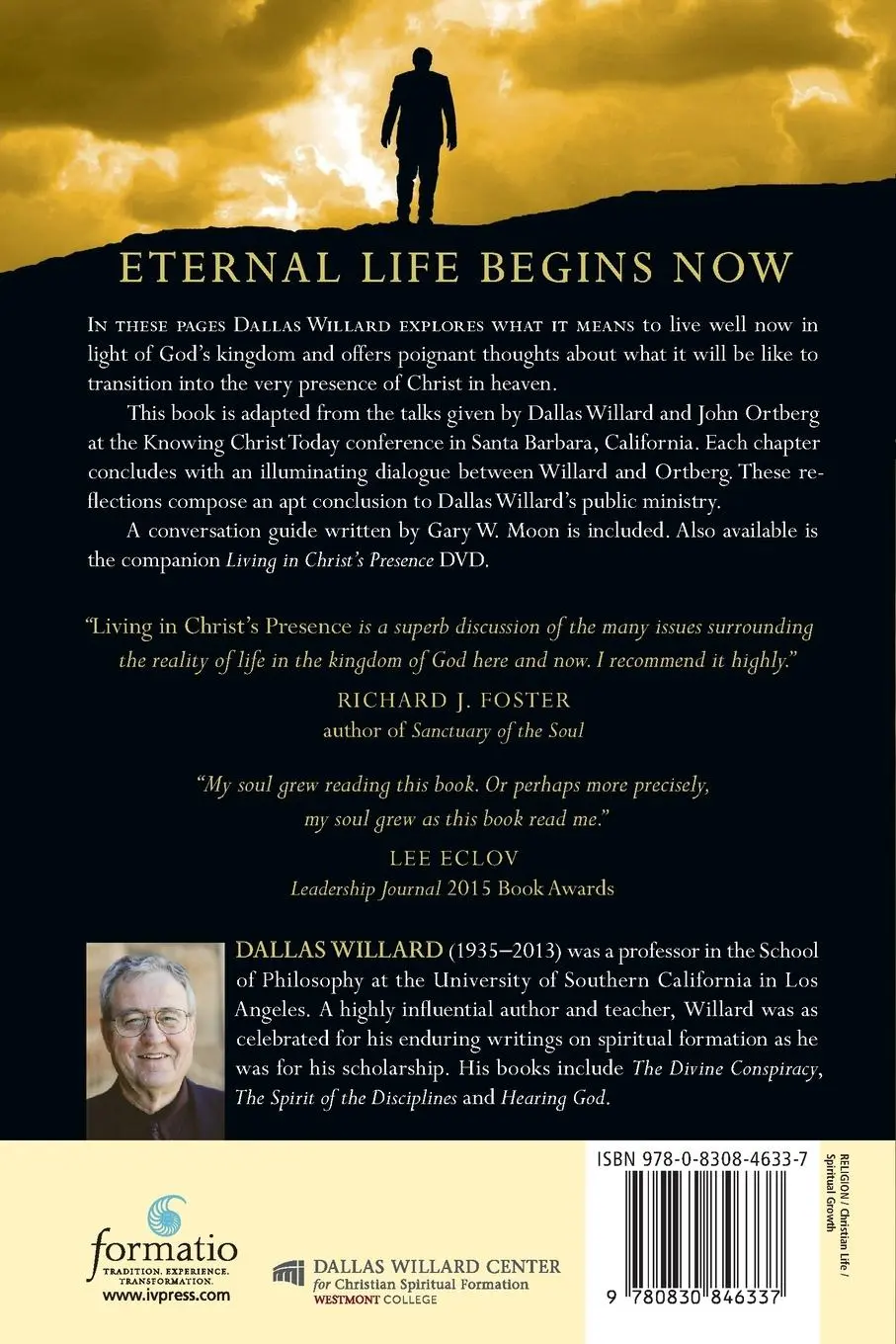 Rückseite: 9780830846337 | Living in Christ's Presence | Dallas Willard | Taschenbuch | Englisch
