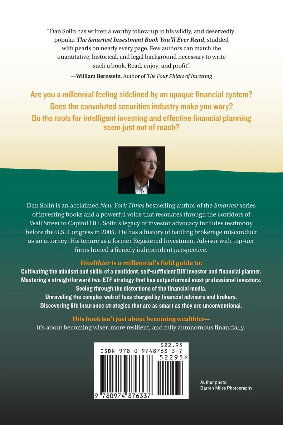 Rückseite: 9780974876337 | Wealthier | The Investing Field Guide for Millennials | Solin | Buch
