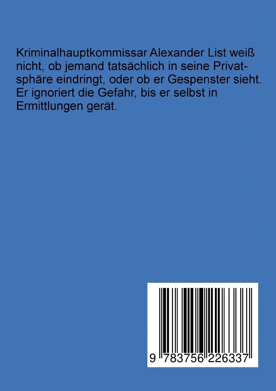 Rückseite: 9783756226337 | Dresden: Gift am Altmarkt | Clara-Martha Mai | Taschenbuch | Paperback