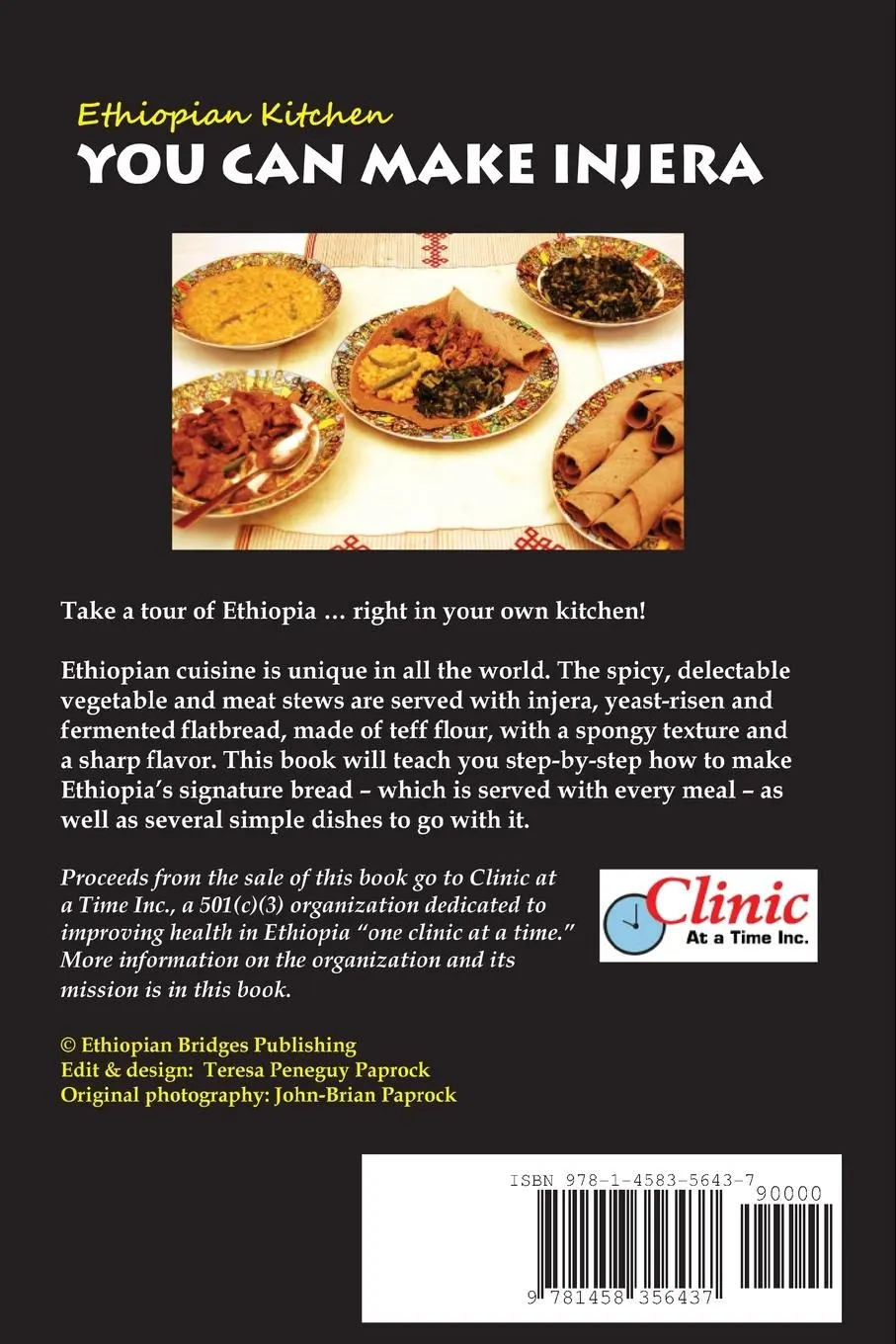Rückseite: 9781458356437 | You Can Make Injera | Teresa Paprock | Taschenbuch | Englisch | 2011