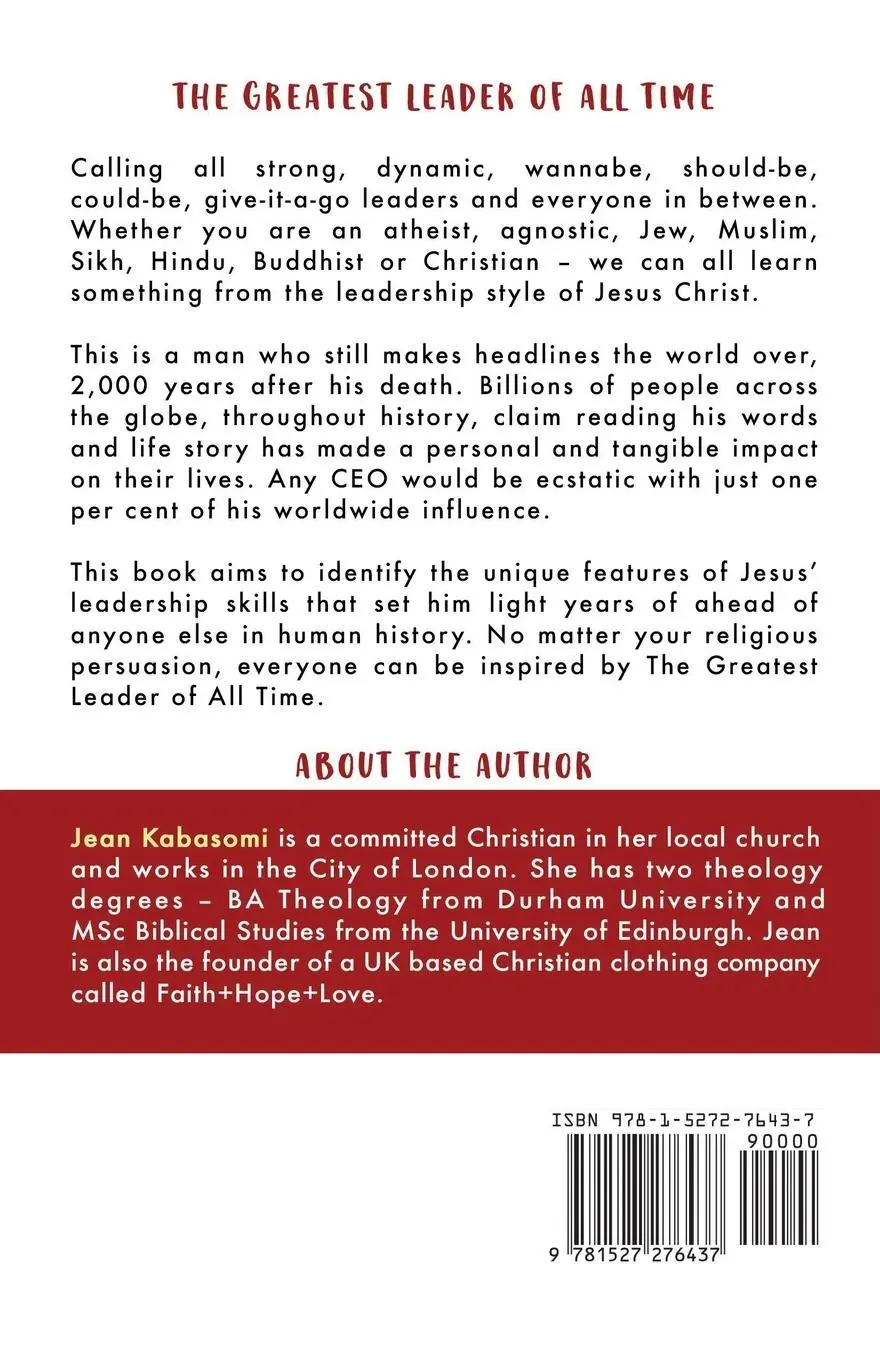 Rückseite: 9781527276437 | The Greatest Leader of All Time | Jean Kabasomi | Taschenbuch | 2020