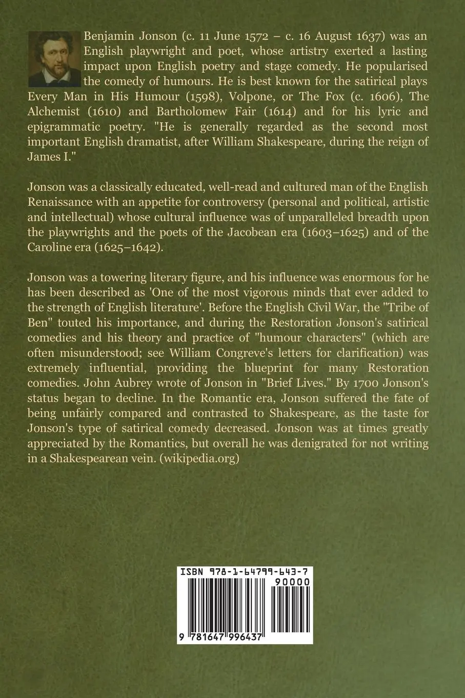 Rückseite: 9781647996437 | Bartholomew Fair | Ben Jonson | Taschenbuch | Kartoniert / Broschiert