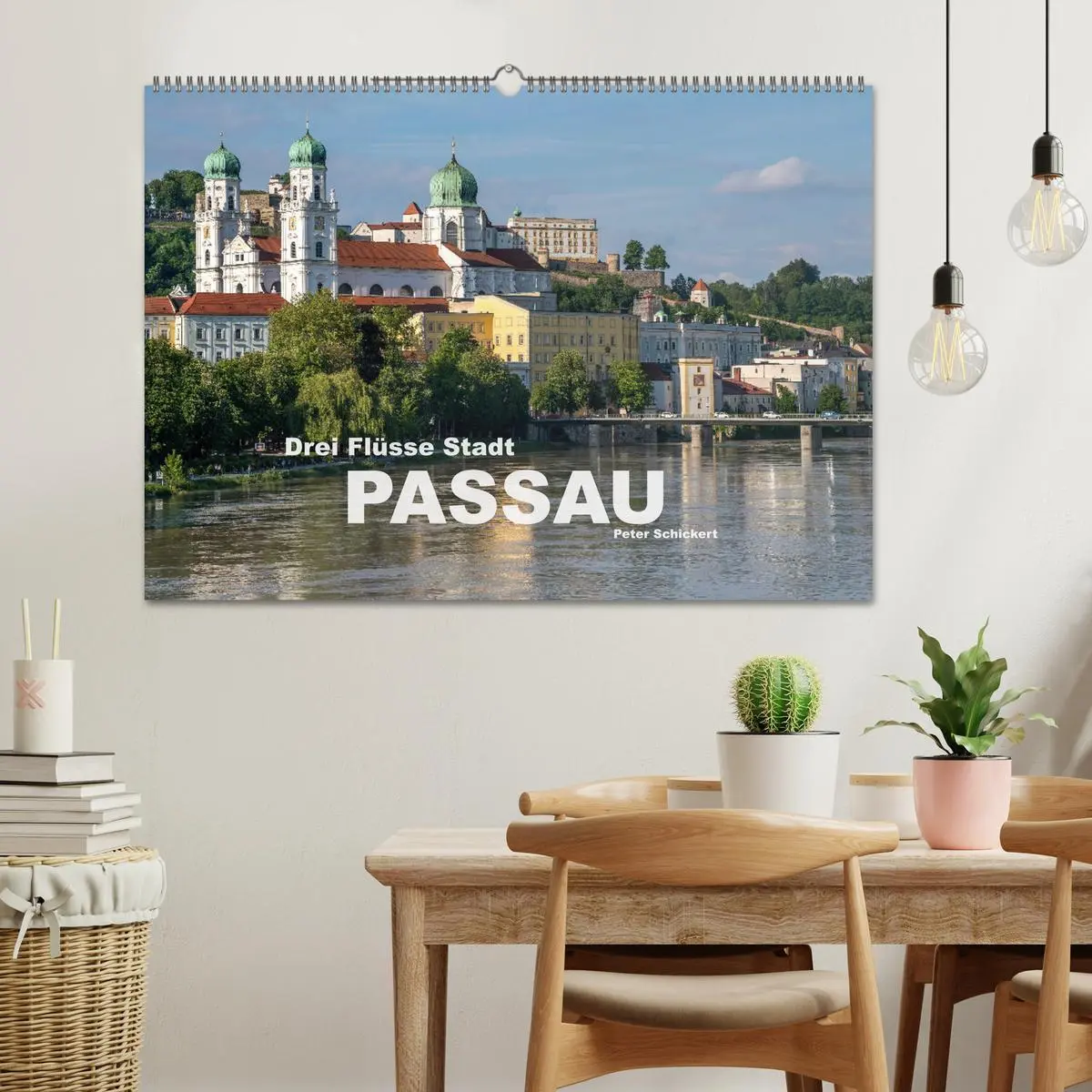 Bild: 9783457786437 | Drei Flüsse Stadt Passau (Wandkalender 2026 DIN A2 quer), CALVENDO...