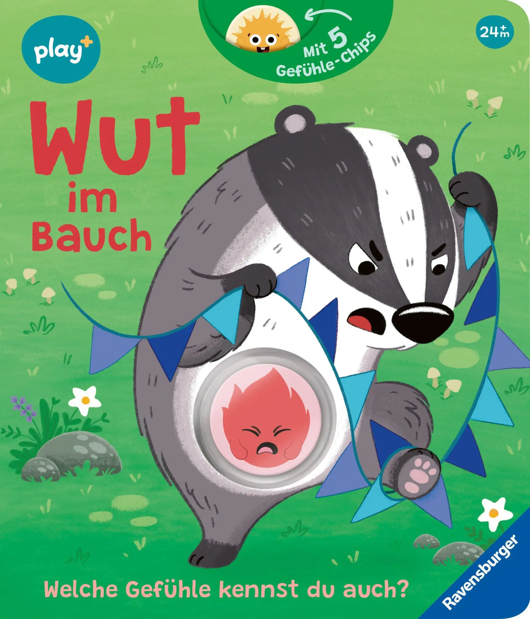 Cover: 9783473456437 | Play+ Mein lustiges Spielbuch Wut im Bauch - ab 2 Jahre | Maria Höck