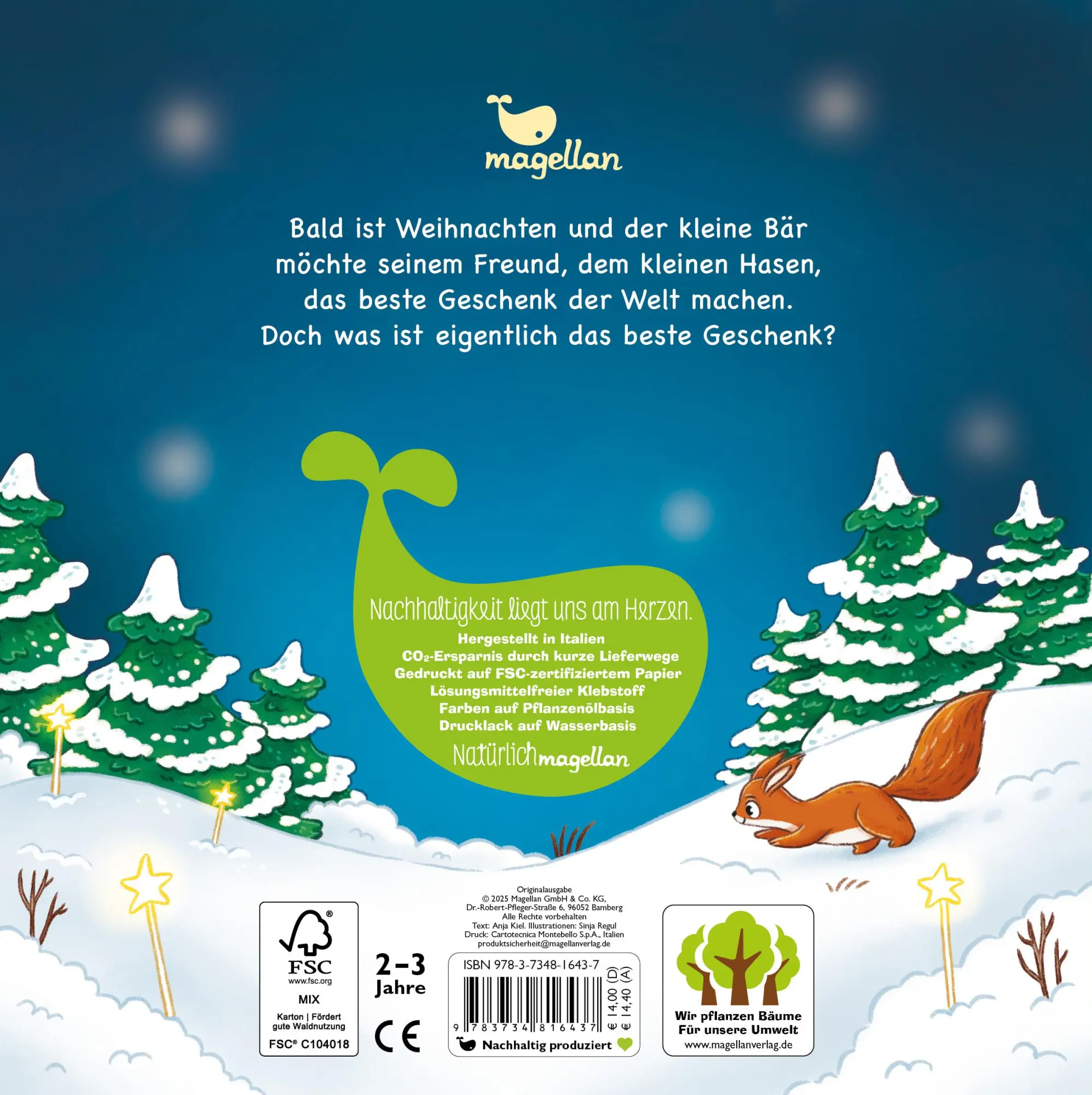 Rückseite: 9783734816437 | Das beste Weihnachtsgeschenk bist du | Anja Kiel | Buch | 20 S. | 2025