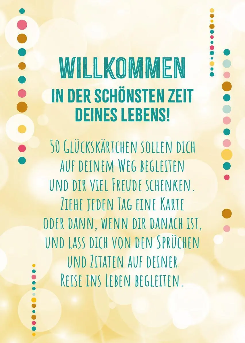 Rückseite: 9783845866437 | Glückskärtchen zur Jugendweihe | 50 gute Wünsche für dich | Buch