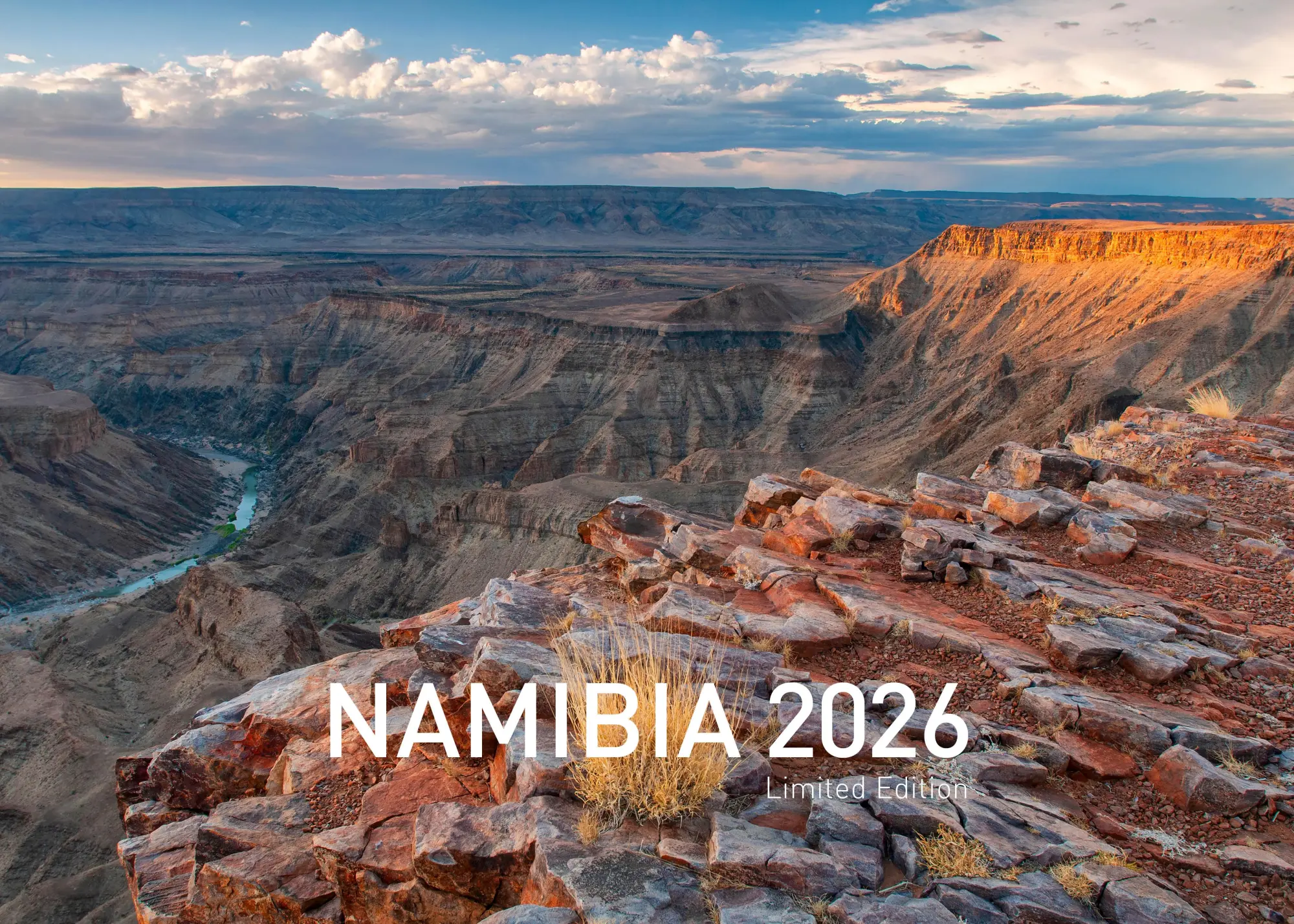 Cover: 9783968556437 | Namibia Exklusivkalender 2026 | Christian Heeb | Kalender | 14 S.