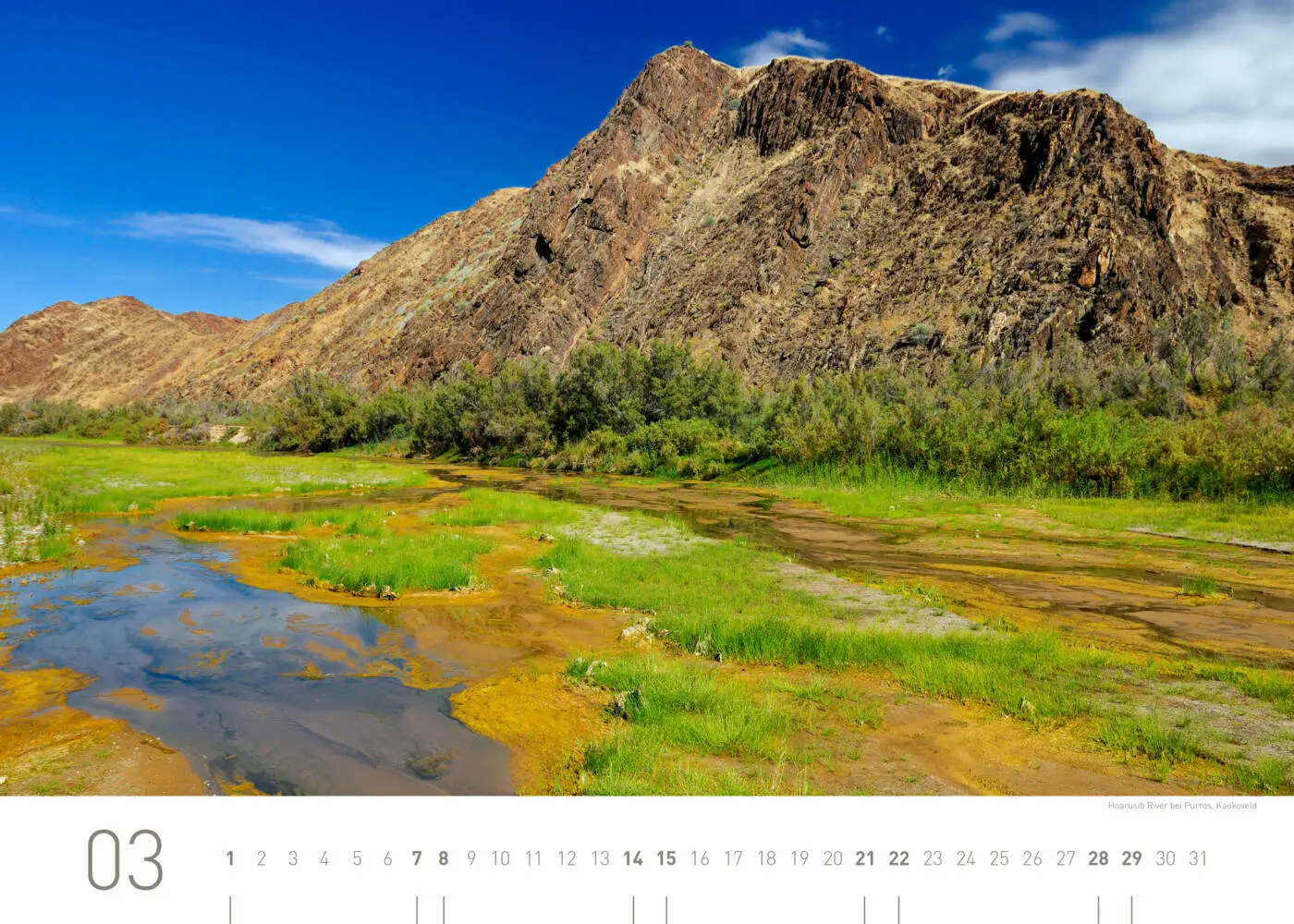 Bild: 9783968556437 | Namibia Exklusivkalender 2026 | Christian Heeb | Kalender | Deutsch