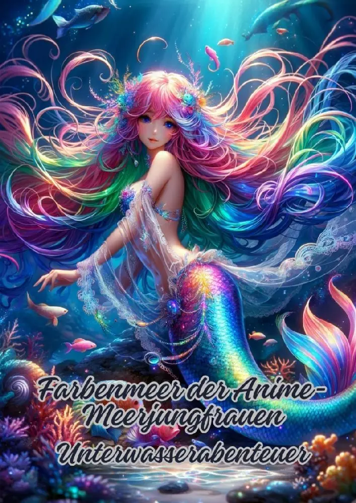 Cover: 9783384106537 | Farbenmeer der Anime-Meerjungfrauen | Unterwasserabenteuer | Kluge