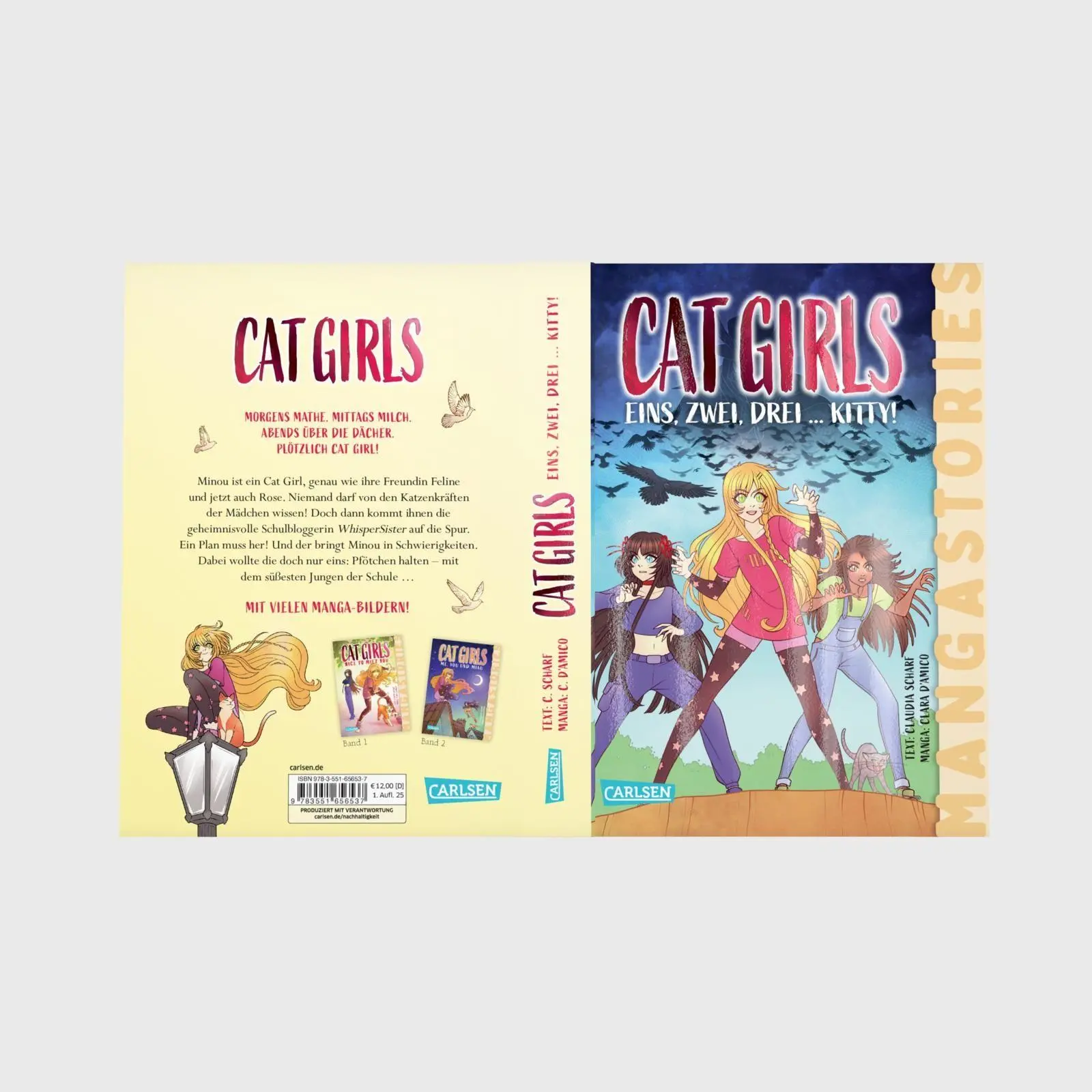 Bild: 9783551656537 | CAT GIRLS Band 3 - Eins, zwei, drei... Kitty | Claudia Scharf | Buch