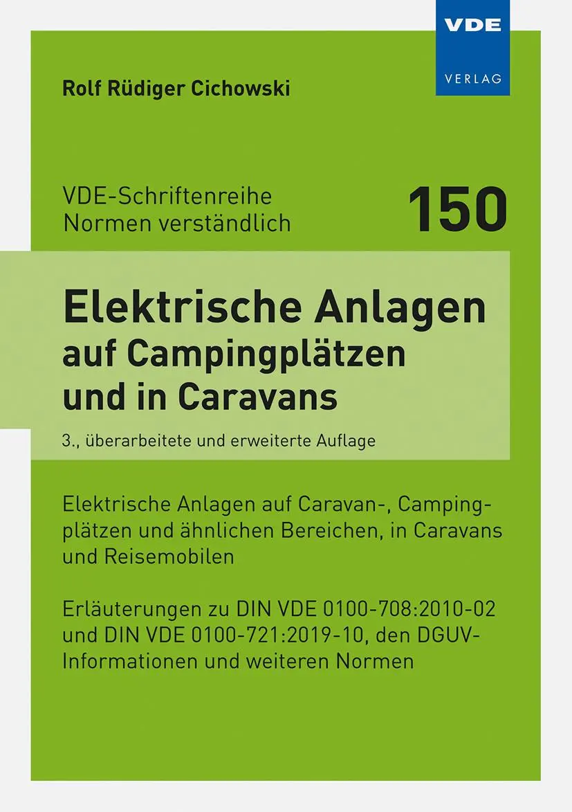 Bild: 9783800756537 | Elektrische Anlagen auf Campingplätzen und in Caravans | Cichowski