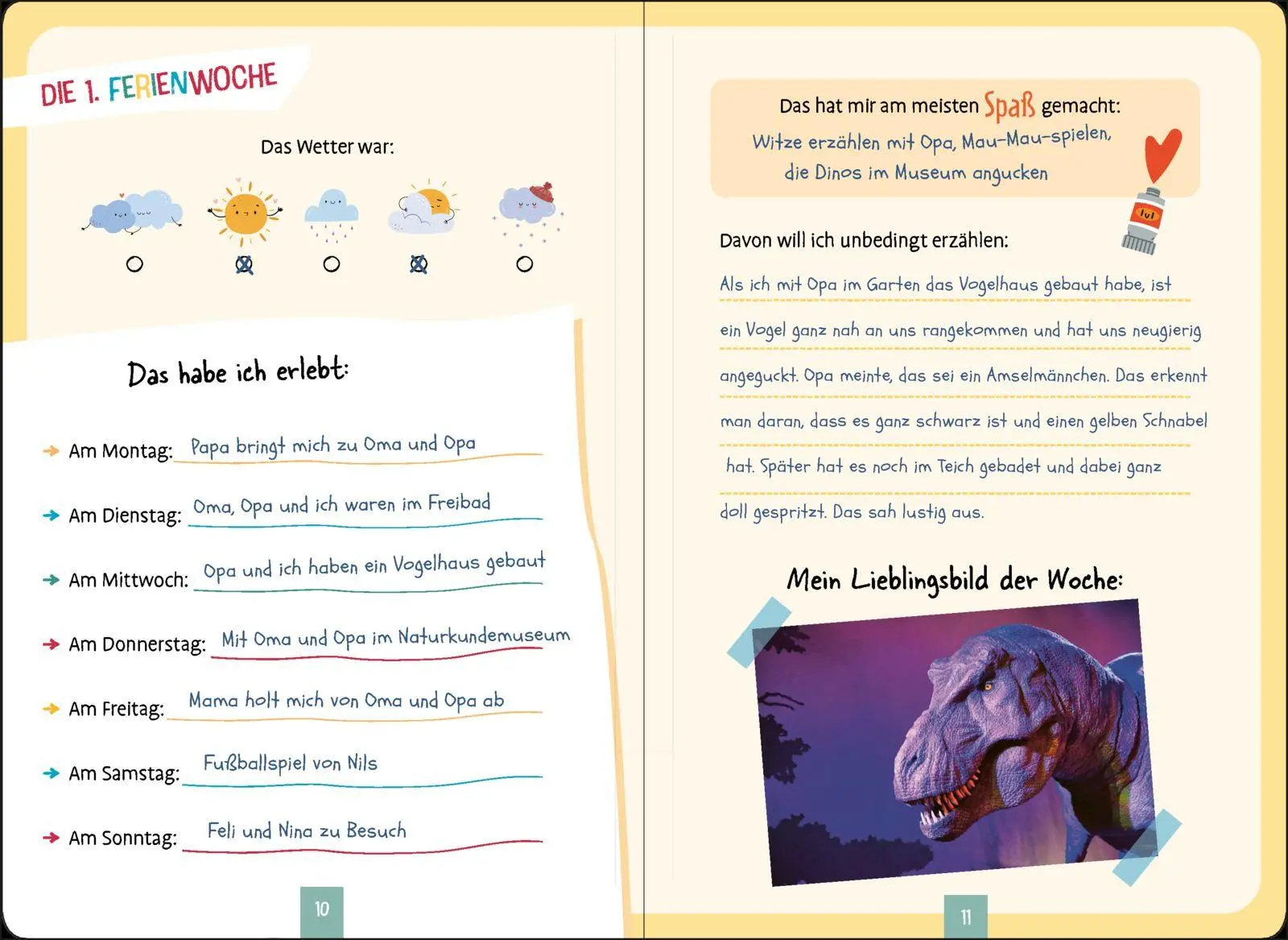 Bild: 4260308346637 | Meine kunterbunte Ferienzeit | Pattloch Verlag | Taschenbuch | 96 S.