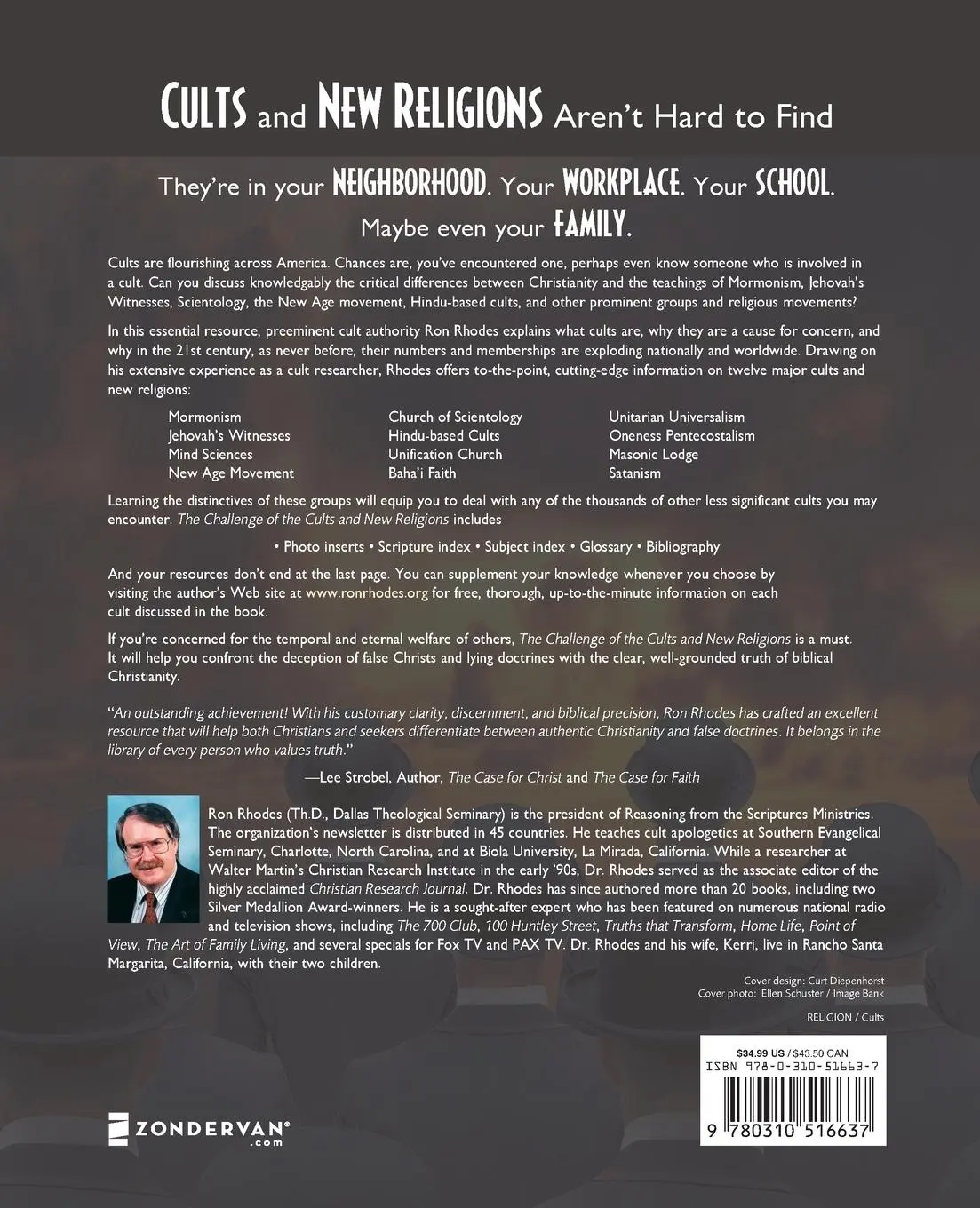 Rückseite: 9780310516637 | The Challenge of the Cults and New Religions | Ron Rhodes | Buch