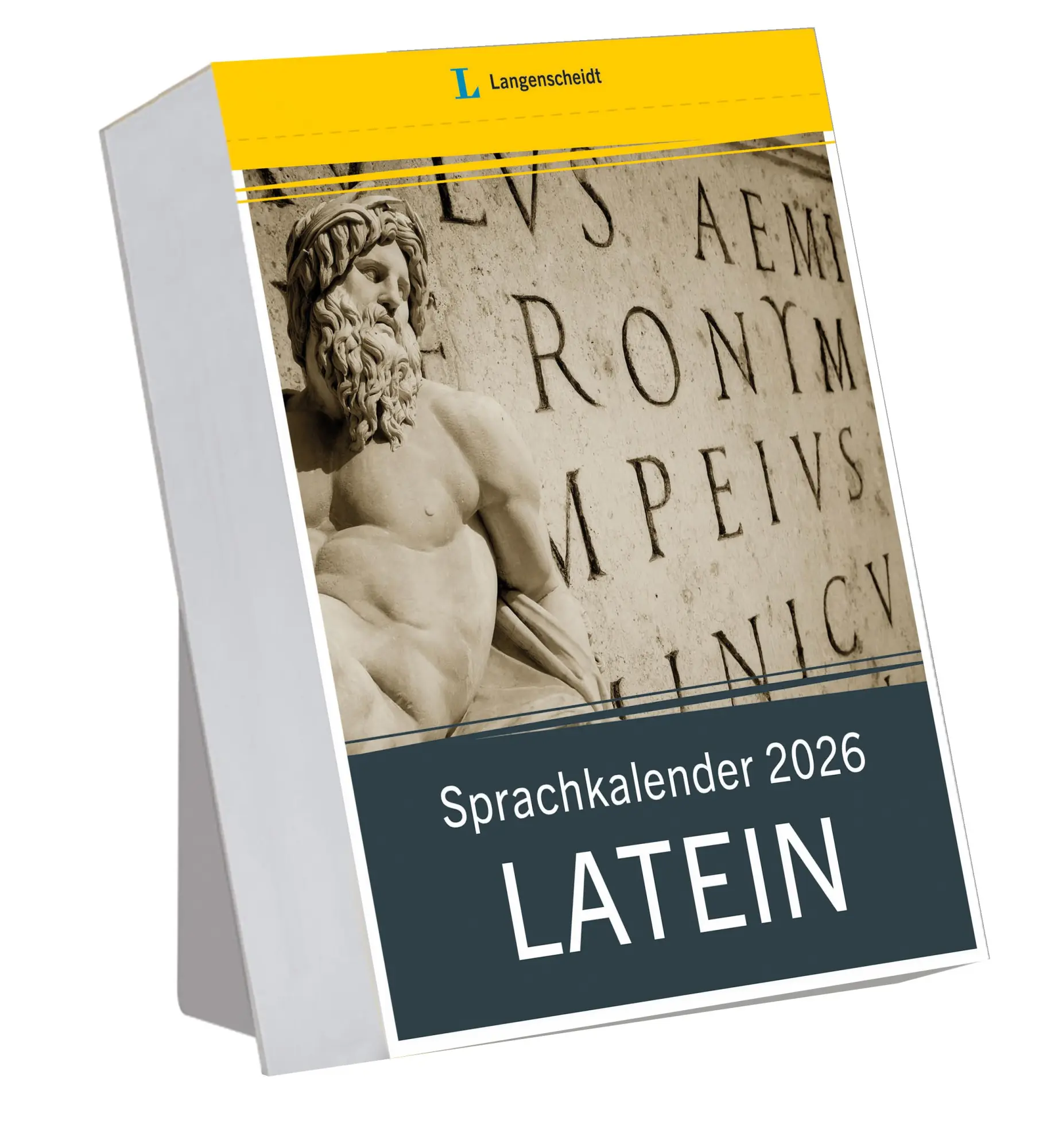 Cover: 9783125636637 | Langenscheidt Sprachkalender Latein 2026 | Tagesabreißkalender | 2026