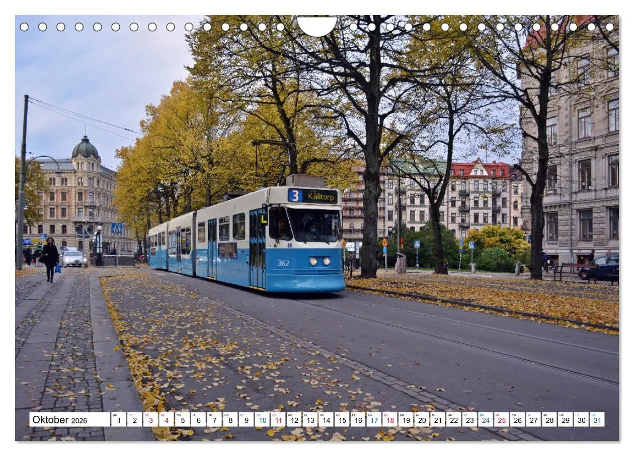 Bild: 9783457836637 | Die Göteborger Straßenbahn (Wandkalender 2026 DIN A4 quer),...