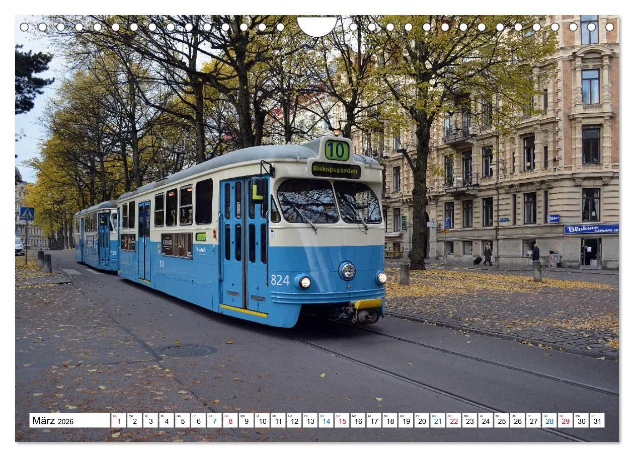 Bild: 9783457836637 | Die Göteborger Straßenbahn (Wandkalender 2026 DIN A4 quer),...