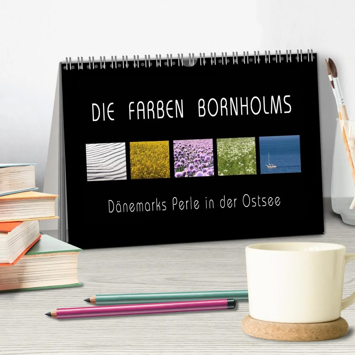 Bild: 9783516166637 | Die Farben Bornholms (Tischkalender 2026 DIN A5 quer), CALVENDO...