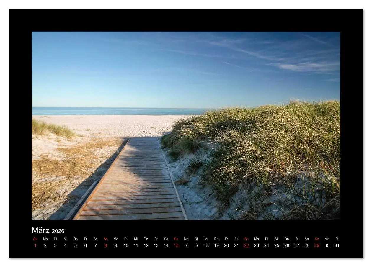 Bild: 9783516166637 | Die Farben Bornholms (Tischkalender 2026 DIN A5 quer), CALVENDO...