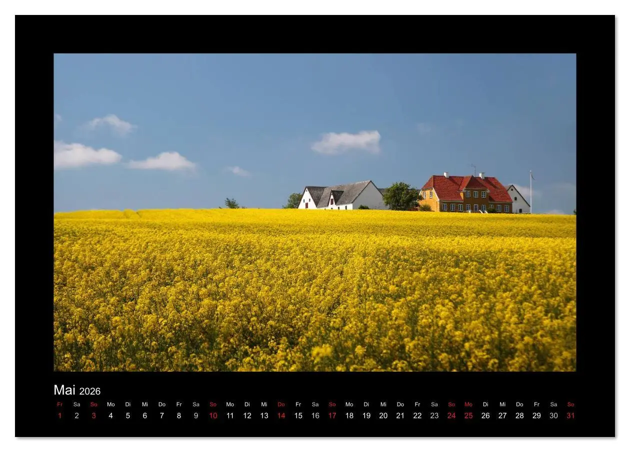 Bild: 9783516166637 | Die Farben Bornholms (Tischkalender 2026 DIN A5 quer), CALVENDO...